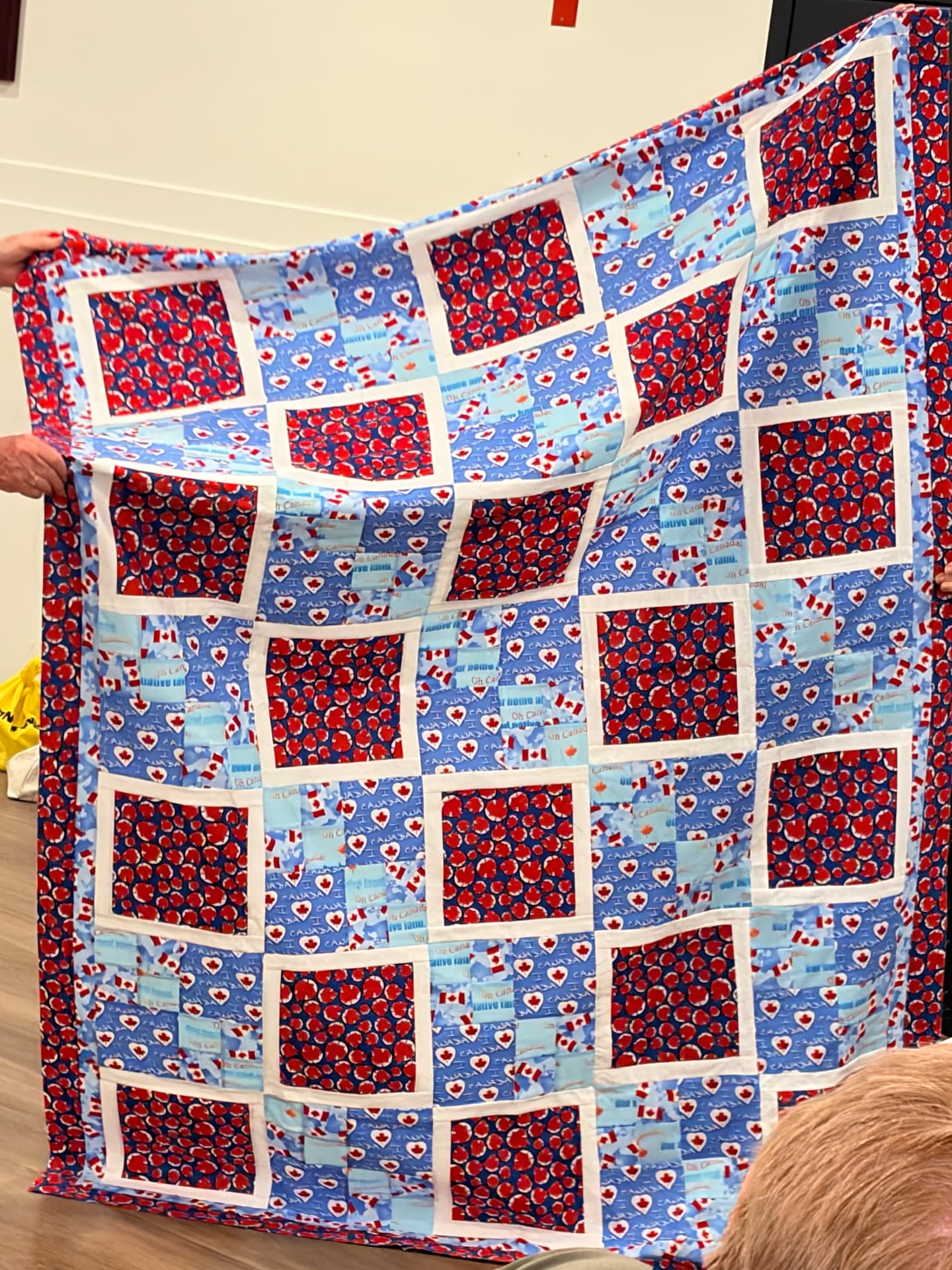 A quilt made by a Northern Piecemakers member